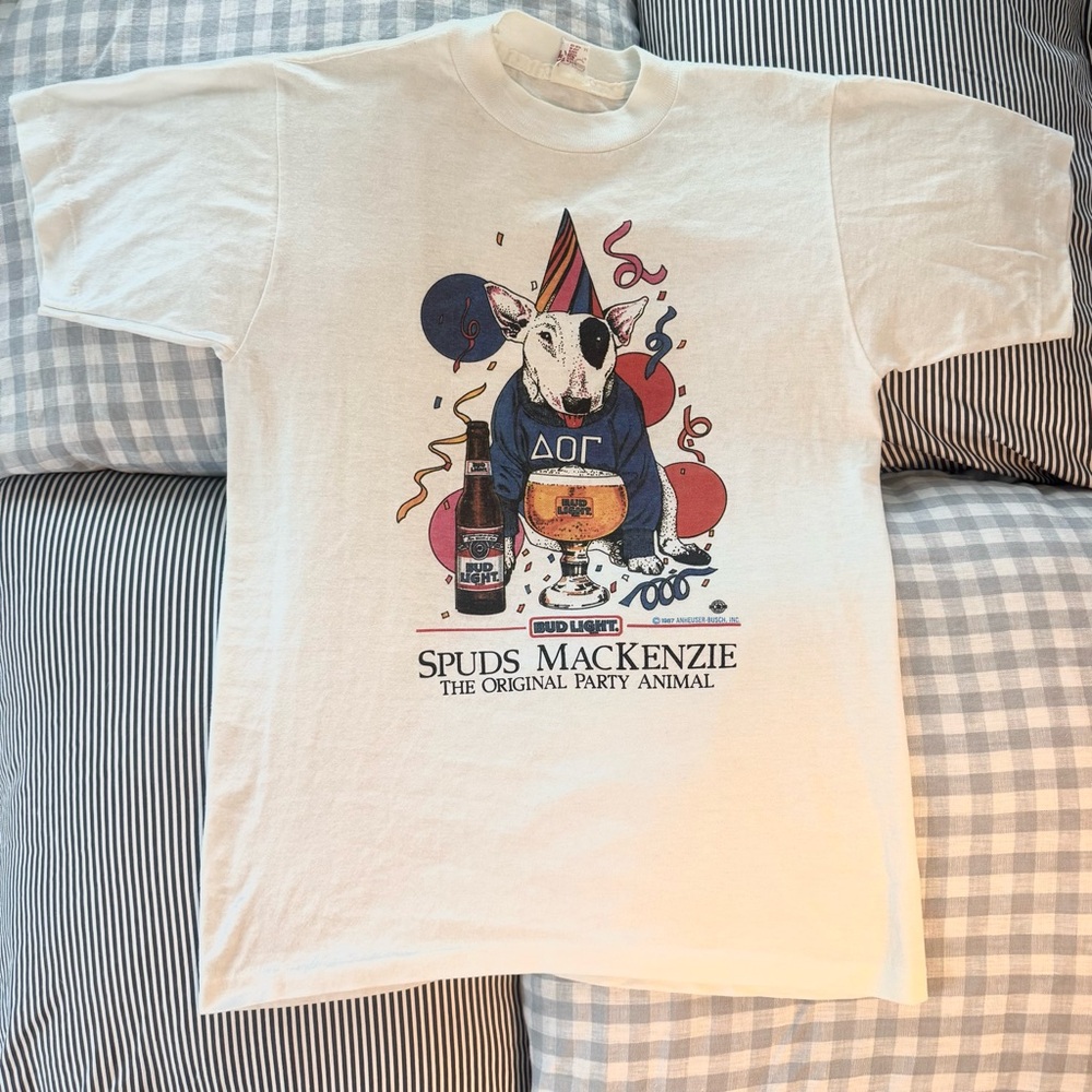 Vintage RARE 1987 Spuds Mackenzie T-Shirt